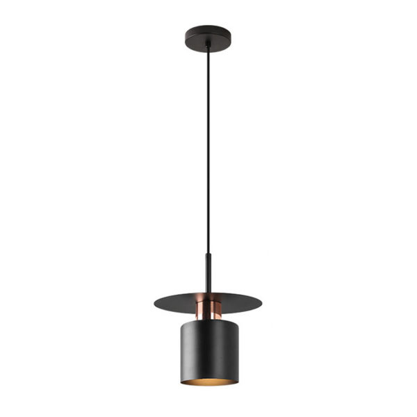 Závesná lampa NORDIC v čiernom farebnom prevedení