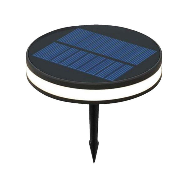 LED solárne záhradné napichovacie svetlo, IP54, 1.8W, čierna farba