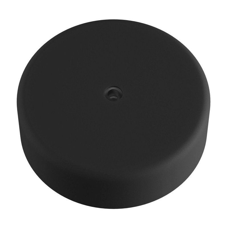Stropná rozeta do exteriéru z mäkkého silikónu s krytím IP65 v čiernej farbe