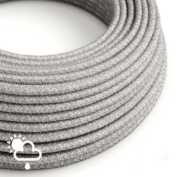 Kábel do exteriéru so vzorom, Gray/White, 2 x 1mm, 1 meter