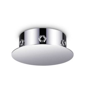 Rozbočovacia magnetická stropná rozeta pre 6 svietidiel v chrómovej farbe | Ideal Lux