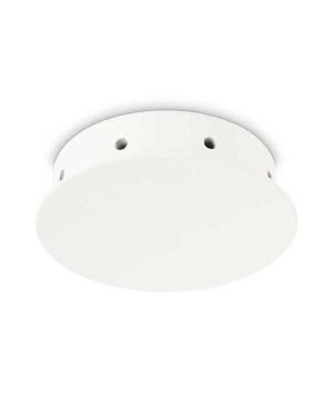 Rozbočovacia magnetická stropná rozeta pre 8 svietidiel v bielej farbe | Ideal Lux