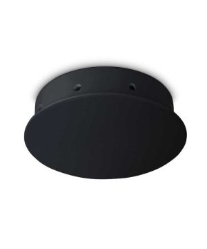 Rozbočovacia magnetická stropná rozeta pre 8 svietidiel v čiernej farbe | Ideal Lux