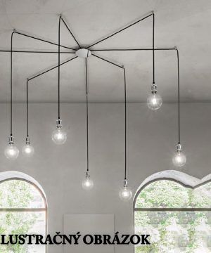 Alternative view of Rozbočovacia magnetická stropná rozeta pre 8 svietidiel v mosádznej farbe | Ideal Lux