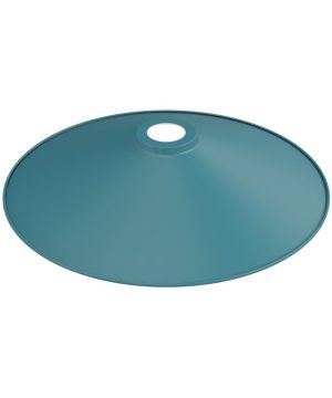 Alternative view of Kovové tienidlo v tmavo tyrkysovej farbe, priemer 30cm