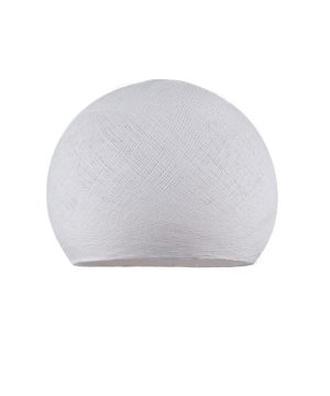 Tienidlo z polyesterového vlákna, ručná výroba, 25cm, biela farba