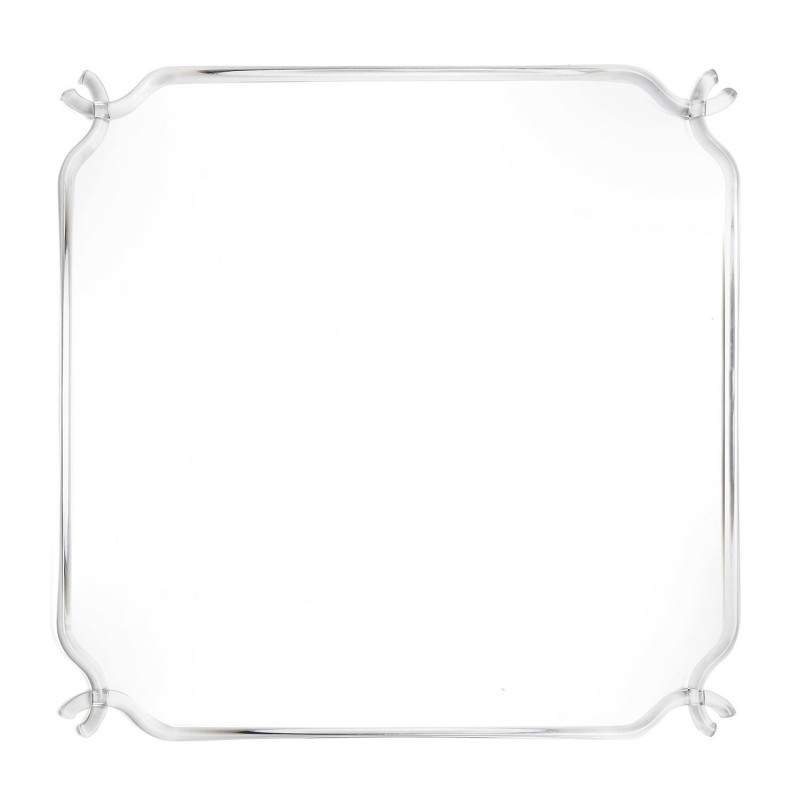 Konštrukcia pre sivetidlo v tvare štvorca s dĺžkou 48 cm, transparentná