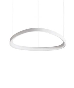 Závesný oválny luster GEMINI SP D61 v bielej farbe | Ideal Lux