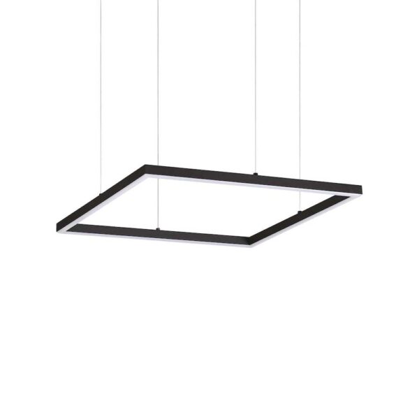 Luster LED ORACLE SLIM SP D50 SQUARE, 3000k, 3050lm, čierna farba | Ideal Lux