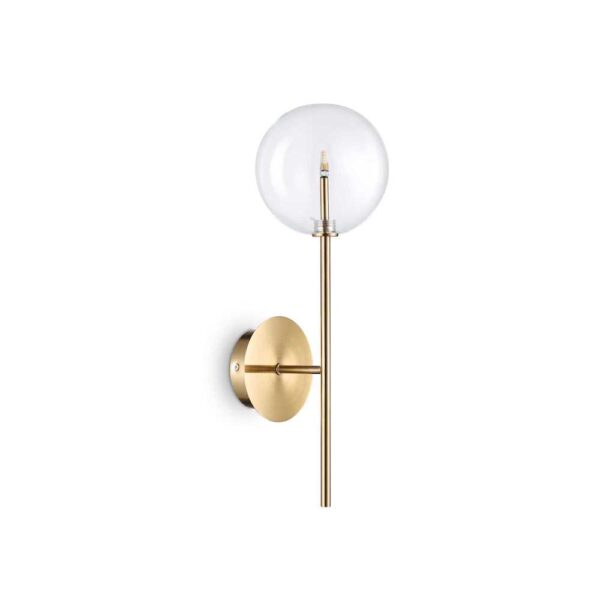 Lampa nástenná EQUINOXE AP1 v mosádznej farbe | Ideal Lux