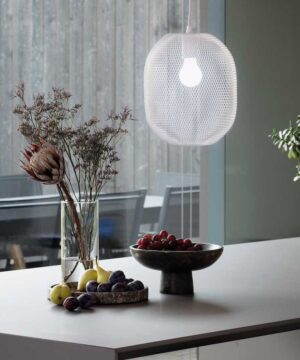 Alternative view of Svietidlo závesné so sieťovým tienidlom NET SP1 D24 WHITE