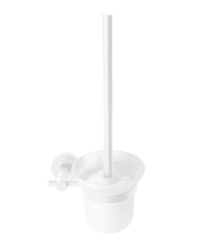 Alternative view of Kvalitný držiak na WC kefu v bielej farbe