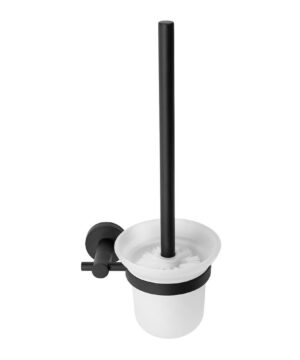 Alternative view of Kvalitný držiak na WC kefu v čiernej farbe