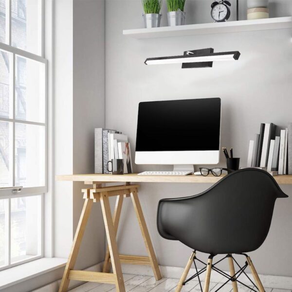 Svietidlo nástenné  LED v čiernej farbe, 50cm, 12W - Image 5