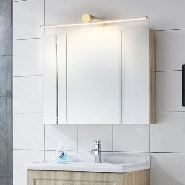 Moderné nástenné LED svietidlo v zlatej farbe, 40cm, 6W - Image 2