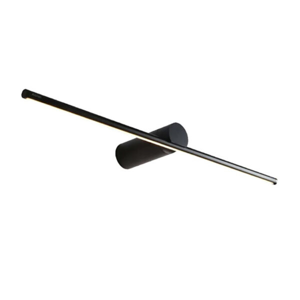 Moderné nástenné LED svietidlo v čiernej farbe, 40cm, 6W