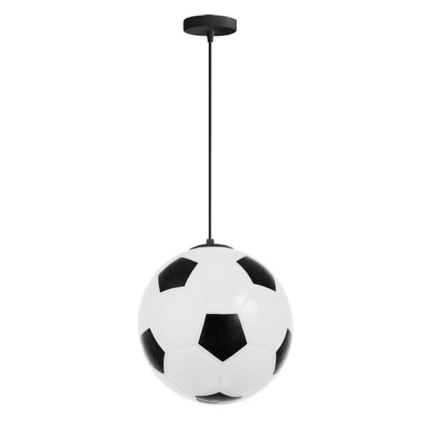 Detské sklenené svietidlo v tvare futbalovej lopty - Image 3