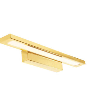 Nástenné kúpeľňové svietidlo v zlatej farbe, 60cm, 12W