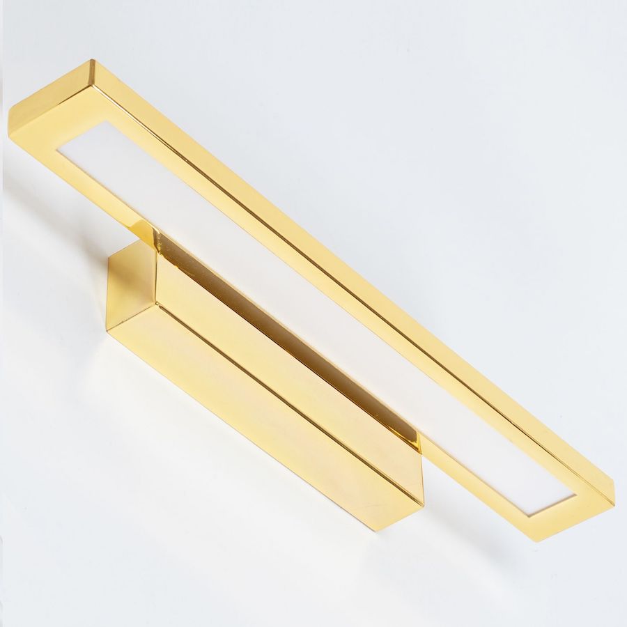 Nástenné kúpeľňové svietidlo v zlatej farbe, 60cm, 12W – Obrázok 3