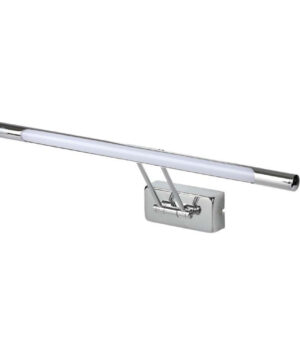 LED 8W svietidlo nástenné  v chrómovej farbe, 600lm, Teplá biela