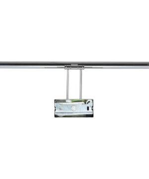 LED 8W svietidlo nástenné v chrómovej farbe, 600lm, Teplá biela – Obrázok 7