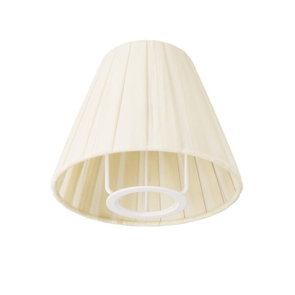 Tienidlo MINI pre nástenné svietidlá alebo stolové lampy, skladané krémové plátno
