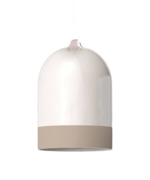 Alternative view of Dvojfarebné keramické tienidlo Campana Mini XS, dove farba