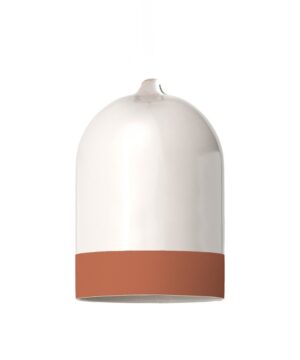 Alternative view of Dvojfarebné keramické tienidlo Campana Mini XS, terakotová farba