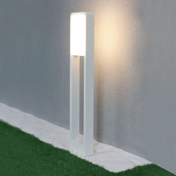 LED záhradné stĺpikové svietidlo s čipom Samsung , IP65, 80cm, 3000K, 650lm, biela farba - Image 2