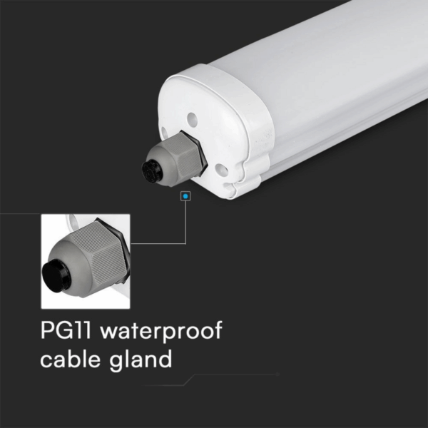 Lineárne LED pracovné svietidlo IP65, 18W, 6500K, 2160lm, 60cm - Image 2