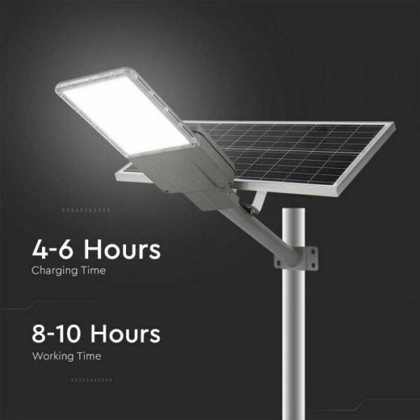 Pouličný reflektor so 70W solárnym panelom + ďialkové ovládanie, 6500K, 75000mA ,3500lm - Image 2