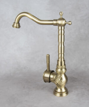 Alternative view of Retro umývadlová stojatá batéria v antickej farbe – 2.AKOSŤ – Kozmetická vada