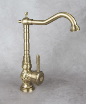Retro umývadlová stojatá batéria v antickej farbe – 2.AKOSŤ – Kozmetická vada