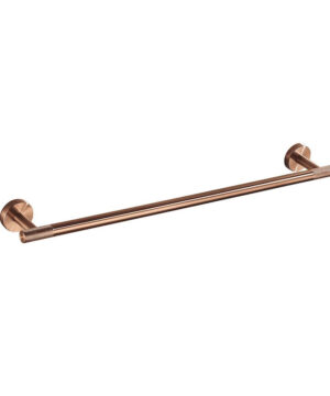 Kúpeľnový vešiak na uteráky a osušky v brúsenej medenej farbe