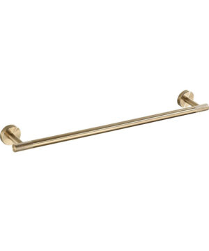 Kúpeľnový vešiak na uteráky a osušky v brúsenej zlatej farbe