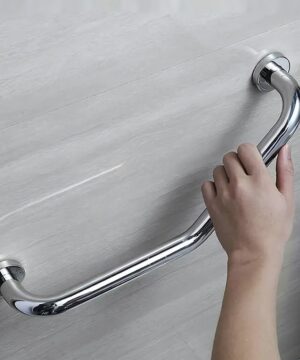 Alternative view of Kúpeľnové rohové madlo v chrómovej farbe